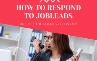 How to respond to jobleads and get the clients you want